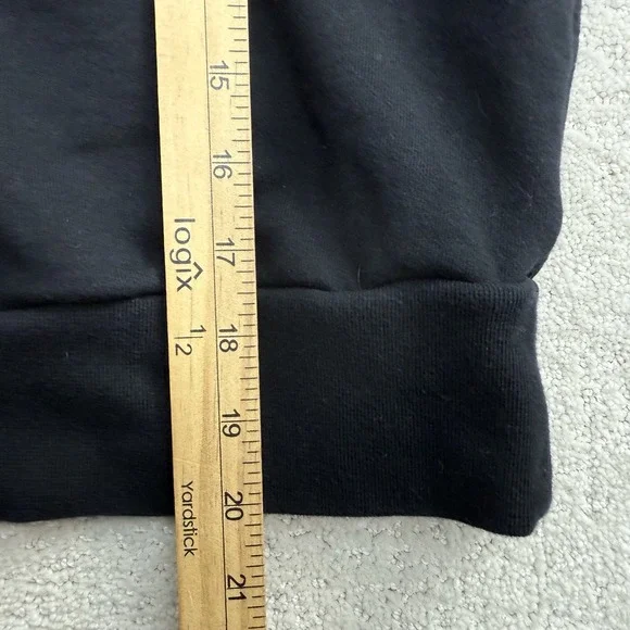 Aether Journey Pullover Womens M Black Hoodie Quiet Luxury $158 - Picture 8 of 9